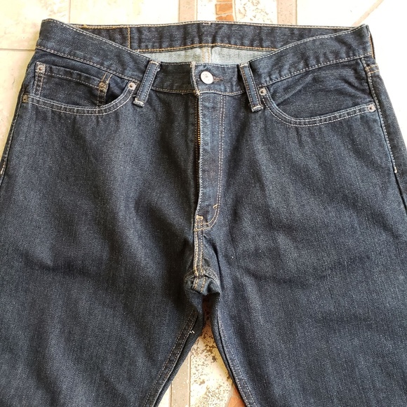LEVI'S MENS 514 STRAIGHT JEANS:PRE-OWNED 34 X 30 (PAIR #1) - Picture 6 of 14